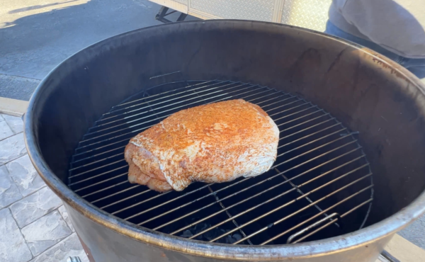 turkey on grill